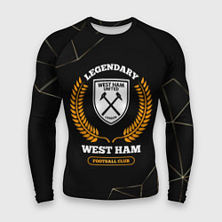 Мужской рашгард Лого West Ham и надпись Legendary Football Club на