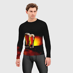 Рашгард мужской Пивасик с Пенкой, цвет: 3D-принт — фото 2