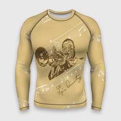 Мужской рашгард Великий джазмен - Луис Армстронг