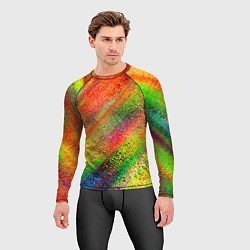 Рашгард мужской Rainbow inclusions, цвет: 3D-принт — фото 2