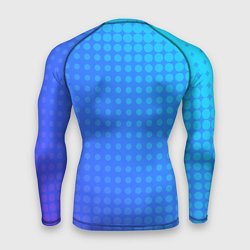 Мужской рашгард Blue gradient / 3D-принт – фото 2