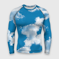 Рашгард мужской Небо в облаках, цвет: 3D-принт
