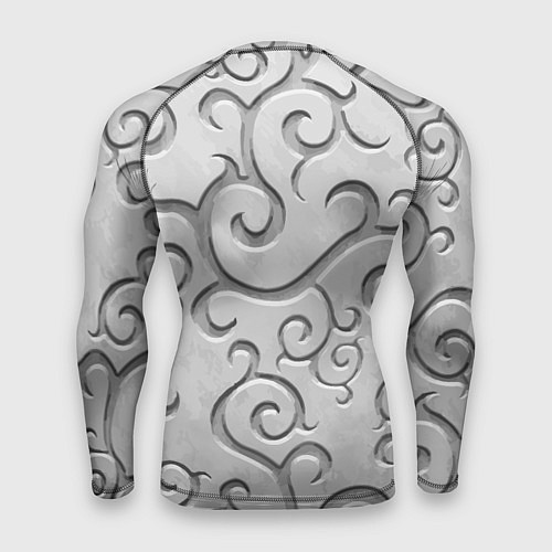 Мужской рашгард Ажурный орнамент на поверхности металла / 3D-принт – фото 2