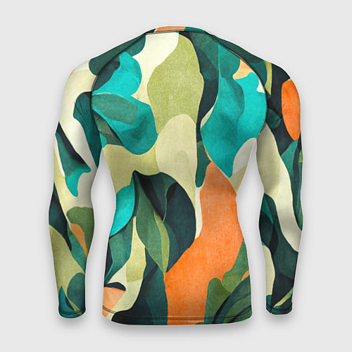Мужской рашгард Multicoloured camouflage / 3D-принт – фото 2