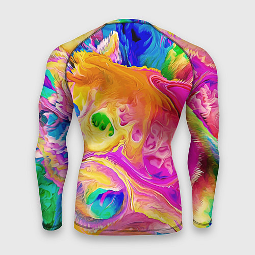 Мужской рашгард Гомер Симпсон и клоун Красти едут на детском велос / 3D-принт – фото 2