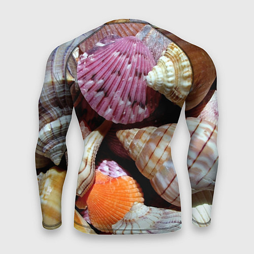 Мужской рашгард Композиция из океанских ракушек / 3D-принт – фото 2