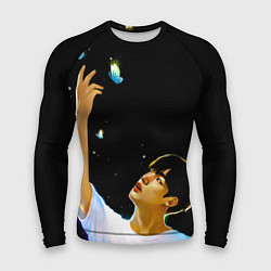 Рашгард мужской BTS Kim Yohan Butterfly, цвет: 3D-принт