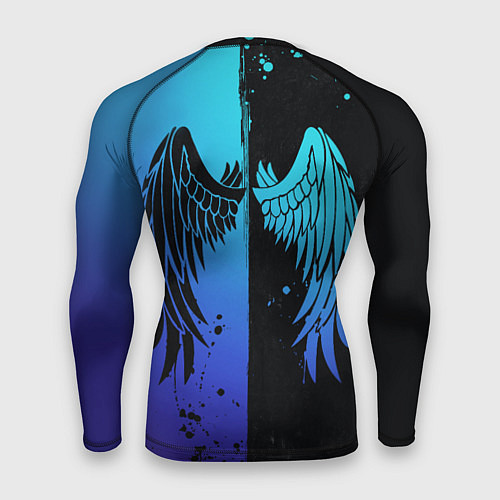 Мужской рашгард Крылья инь янь / 3D-принт – фото 2