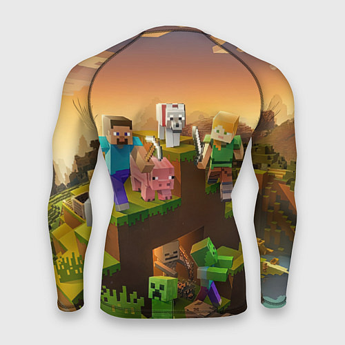 Мужской рашгард Кирилл Minecraft / 3D-принт – фото 2