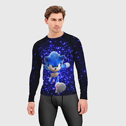 Рашгард мужской Sonic sequins, цвет: 3D-принт — фото 2