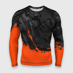 Мужской рашгард Black & Orange