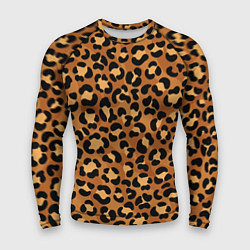 Рашгард мужской Леопардовый цвет, цвет: 3D-принт