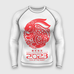 Мужской рашгард Happy chinese New Year, 2023 year of the rabbit