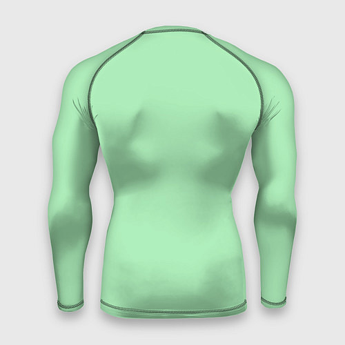 Мужской рашгард Мятный радуга / 3D-принт – фото 2
