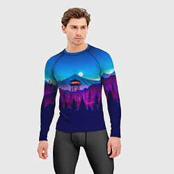 Рашгард мужской Firewatch, цвет: 3D-принт — фото 2