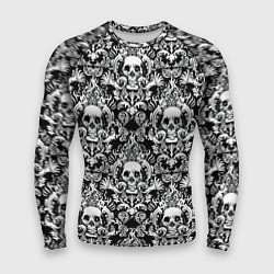 Мужской рашгард Textured skulls