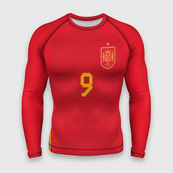 Рашгард мужской Гави ЧМ 2022 сборная Испании, цвет: 3D-принт