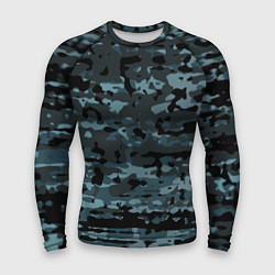 Рашгард мужской Камуфляж клякса, цвет: 3D-принт