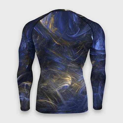 Мужской рашгард Синяя абстракция / 3D-принт – фото 2