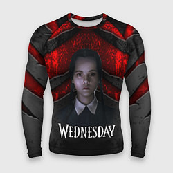 Мужской рашгард Wedneday black and red