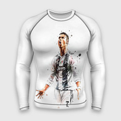 Рашгард мужской CR 7 Juventus, цвет: 3D-принт