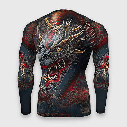 Мужской рашгард Дракон Irezumi / 3D-принт – фото 2