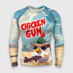 Рашгард мужской Chicken Gun, цвет: 3D-принт