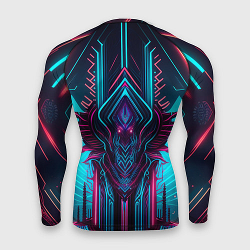 Мужской рашгард Кибернетический узор дракона / 3D-принт – фото 2