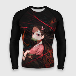Мужской рашгард Nezuko Demon Slayer art