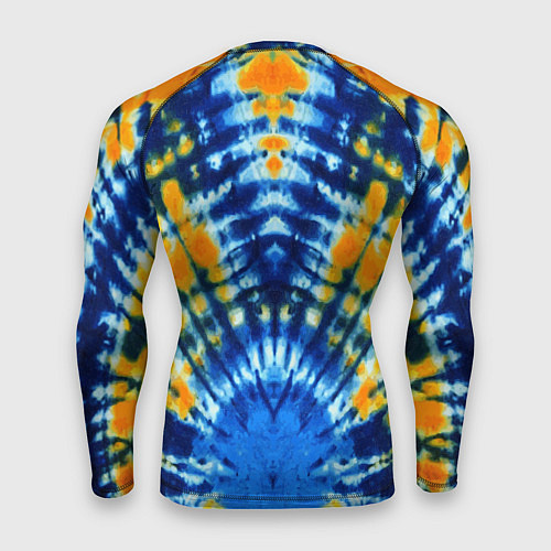 Мужской рашгард Tie dye стиль хиппи / 3D-принт – фото 2