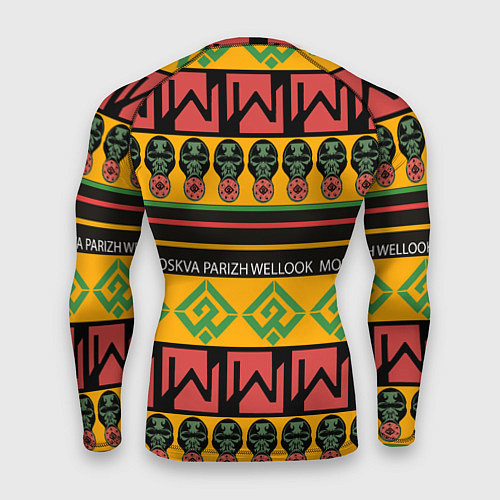 Мужской рашгард Цвета африки / 3D-принт – фото 2