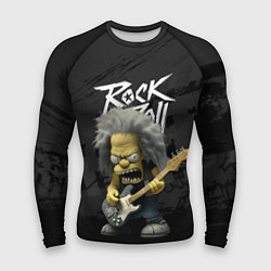 Мужской рашгард Rock and Roll Simpsons