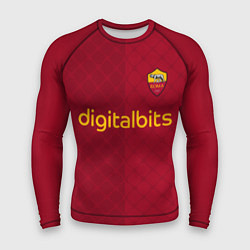 Мужской рашгард AS Roma форма 2223 домашняя