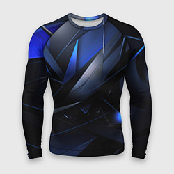 Мужской рашгард Blue black background