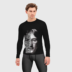 Рашгард мужской Джон Леннон легенда, цвет: 3D-принт — фото 2