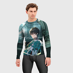 Рашгард мужской Дань Хэн в общем вагоне, цвет: 3D-принт — фото 2