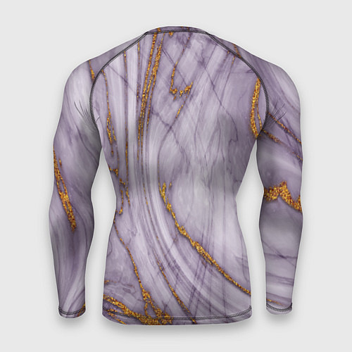 Мужской рашгард Grey golden style / 3D-принт – фото 2