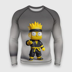 Рашгард мужской Bart Simpson - ninja - Japan, цвет: 3D-принт