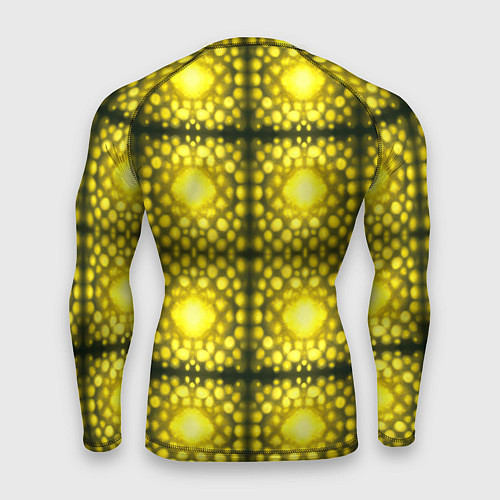 Мужской рашгард Ярко-желтые точки / 3D-принт – фото 2