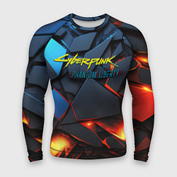 Мужской рашгард Cyberpunk 2077 phantom logo