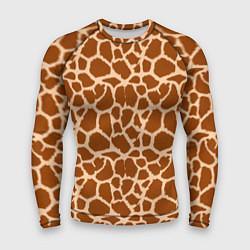 Рашгард мужской Шкура Жирафа - Giraffe, цвет: 3D-принт