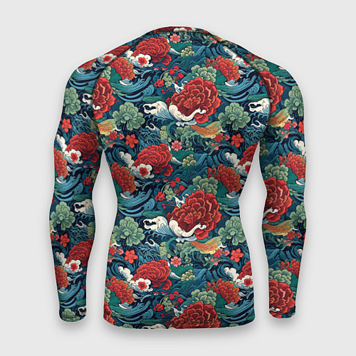 Мужской рашгард Рисунок Ирезуми Паттерн / 3D-принт – фото 2