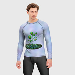 Рашгард мужской Инопланетная растительная жизнь, цвет: 3D-принт — фото 2