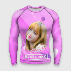 Рашгард мужской Blackpink Lisa pink, цвет: 3D-принт