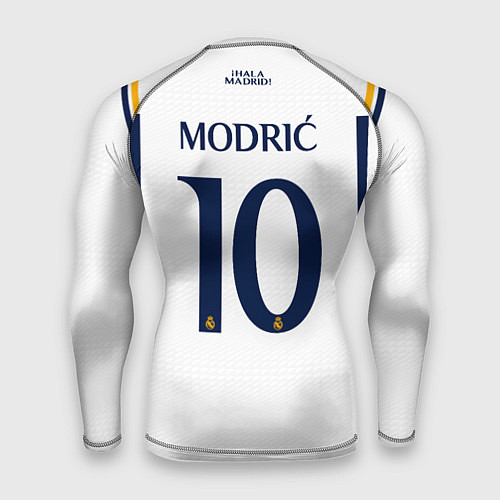 Мужской рашгард Лука Модрич Реал Мадрид форма 2324 домашняя / 3D-принт – фото 2