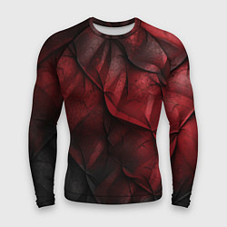 Рашгард мужской Black red texture, цвет: 3D-принт