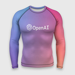 Рашгард мужской OpenAI, цвет: 3D-принт