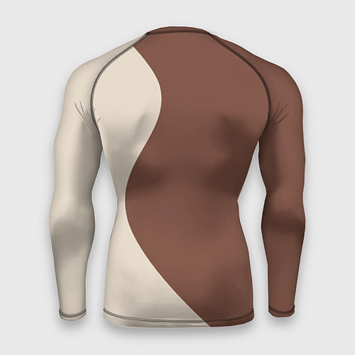 Мужской рашгард Утренний кофейный аромат / 3D-принт – фото 2