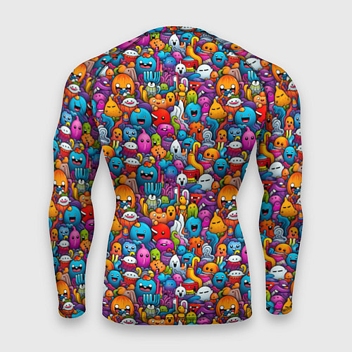 Мужской рашгард Маленькие монстрики / 3D-принт – фото 2