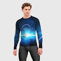 Рашгард мужской Logo Starfield space, цвет: 3D-принт — фото 2